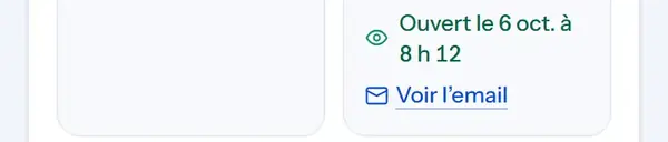 La même fiche un peu plus tard&nbsp;: ouvert le 6 octobre à 8 h 12.
